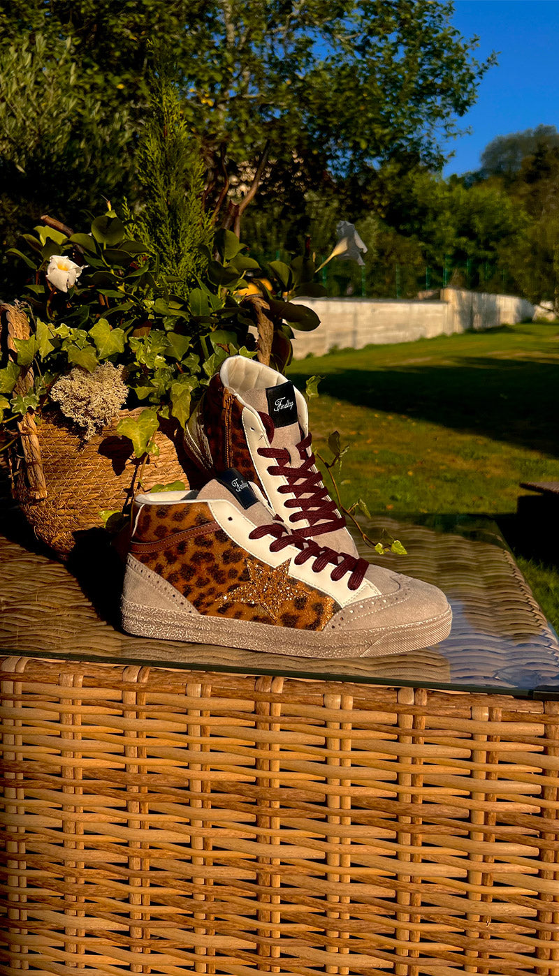 BASKET DEVA leopard